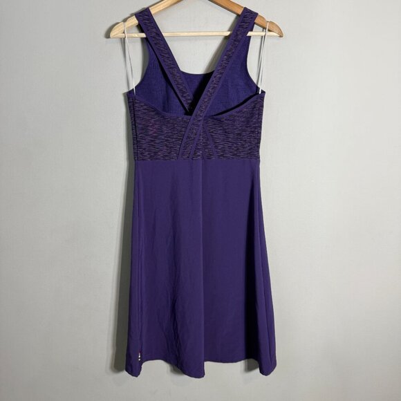 SmartWool Willow Lake Mini Dress Womens Small Purple Criss Cross Sleeveless NWOT - Picture 9 of 15